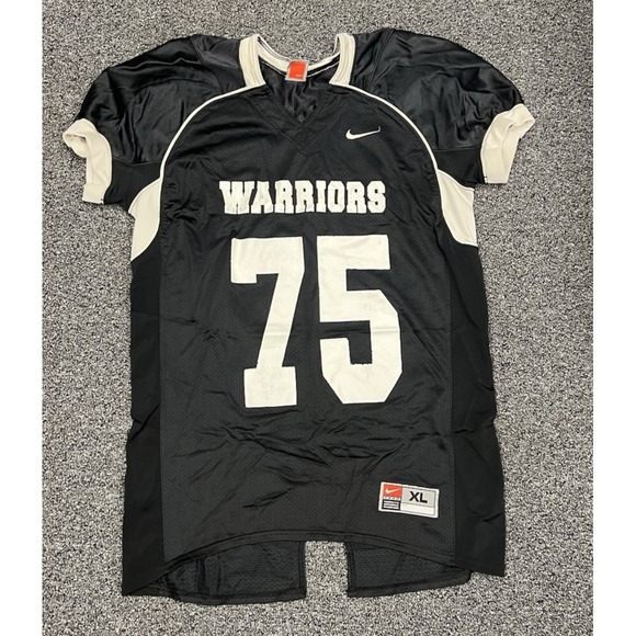 Nike Other - Nike Football Jersey Nike Team Black Warriors Football Practice Jersey Mens XL